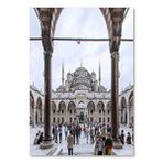 Cakatablo Ahşap Tablo Sultanahmet Camii Avlu Görünüm