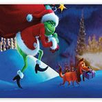 Cakatablo Ahşap Tablo The Grinch Santa Claus