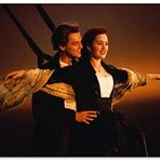 Cakatablo Ahşap Tablo Titanic Rose ve Jack Uçuyor