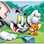 Cakatablo Ahşap Tablo Tom Ve Jerry Golf Sahası