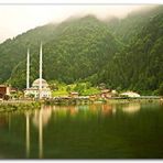 Cakatablo Ahşap Tablo Trabzon Uzungöl Cami ve Ormanlar