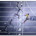 Cakatablo Ahşap Tablo Usain Bolt Jamaika Sprint Sporları Finiş Çizgisi