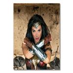 Cakatablo Ahşap Tablo Wonder Woman Gal Gadot