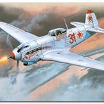 Cakatablo Ahşap Tablo Yak-9K Uçak Boyama