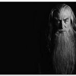 Cakatablo Ahşap Tablo Yüzüklerin Efendisi Gandalf Karanlık Arkaplan