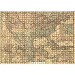 Cakatablo Amerika Birleşik Devletleri Haritası 1862 1000 Parça Puzzle Yapboz MDF Ahşap