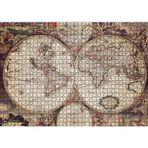 Cakatablo Amerika'yı Hatalı Gösteren En Eski Dünya Haritası 1000 Parça Puzzle Yapboz MDF Ahşap, P16782-1000