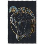 Cakatablo Antik Mısır Anubis ve Hiyeroglifler 1000 Parça Puzzle Yapboz MDF Ahşap