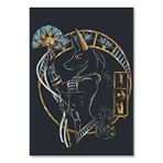 Cakatablo Antik Mısır Anubis Ve Hiyeroglifler