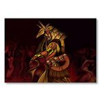 Cakatablo Anubis Ve Çıplak Tutsakları Mdf Ahşap Tablo