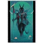 Cakatablo Anubis ve Piramitler Yeşil Arkaplan 1000 Parça Puzzle Yapboz MDF Ahşap