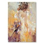 Cakatablo Arkası Dönük Elbiseli Kadın Görseli