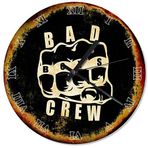 Cakatablo Bad Boys Crew Akarlı Duvar Saati