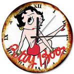 Cakatablo Betty Boop Baskılı Duvar Saati