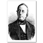 Cakatablo Bilim Adamı Auguste De La Rive Siyah Beyaz Portresi