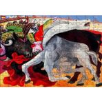 Cakatablo Bullfight Death of the Toreador, 1933 by Picasso 120 Parça Puzzle Yapboz MDF Ahşap