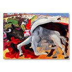 Cakatablo Bullfight Death Of The Toreador, 1933 By Picasso Mdf Ahşap Tablo
