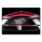 Cakatablo Cadillac Logo Ve Stop Lambaları Mdf Ahşap Tablo