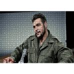 Cakatablo Che Guevara Yeşil Parkasıyla Radyo Konuğu 1000 Parça Puzzle Yapboz MDF Ahşap
