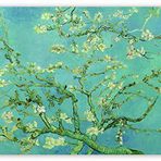 Cakatablo Çiçek Açan Badem Agacı Van Gogh 25x35 cm Ahşap Tablo
