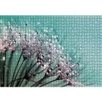 Cakatablo Çiçekler Üzerinde Çiy Damlaları 1000 Parça Puzzle Yapboz MDF Ahşap