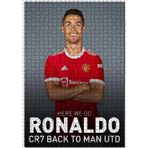 Cakatablo Cristano Ronaldo Tekrar Manu'da Görseli 1000 Parça Puzzle Yapboz MDF Ahşap