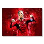 Cakatablo Cristiano Ronaldo 7 Numaralı Forma Görseli Mdf Ahşap Tablo