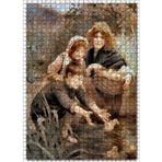 Cakatablo Dere Kenarında Çocuklar ve Ördek Yavruları 1000 Parça Puzzle Yapboz MDF Ahşap