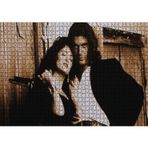 Cakatablo Desperado Antonio Banderas ve Salma Hayek 1000 Parça Puzzle Yapboz MDF Ahşap