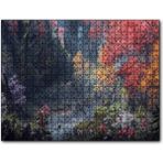 Cakatablo Dijital Sanat Manzara Orman Dere Görseli 1000 Parça Puzzle