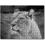 Cakatablo Dişi Aslan Monochrome 1000 Parça Puzzle