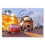 Cakatablo Disney Cars Şimşek Mcqueen Ve Mater Mdf Ahşap Tablo