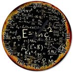 Cakatablo E=Mc2 Albert Einstein Şekilli Duvar Saati