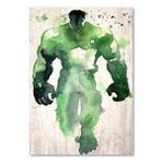 Cakatablo Eski Sulu Boya Yeşil Dev Hulk Görseli