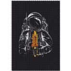 Cakatablo Fantastik Uzay Mekiği Dondurma Şekilli Astronot 1000 Parça Puzzle Yapboz MDF Ahşap