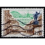 Cakatablo Fransa 1995 Yılına Ait Posta Pulu 1000 Parça Puzzle Yapboz MDF Ahşap