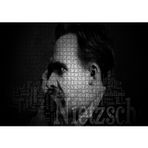 Cakatablo Friedrich Nietzsche Portre SB 1000 Parça Puzzle Yapboz MDF Ahşap