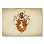 Cakatablo Game Of Thrones Baratheon Flama Mdf Ahşap Tablo