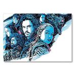 Cakatablo Game Of Thrones Karakterleri Karikatürize Mdf Ahşap Tablo