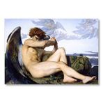 Cakatablo Gökten Düşmüş Melek Alexandre Cabanel Sanat Görseli Mdf Ahşap Tablo