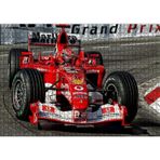 Cakatablo Grand Prix Fiat Yarış Arabası Görseli 1000 Parça Puzzle Yapboz MDF Ahşap