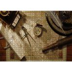 Cakatablo Harita Ve Denizcilik Navigasyon Araçları Görseli 1000 Parça Puzzle Yapboz MDF Ahşap