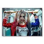 Cakatablo Harley Quinn Beyzbol Sopasıyla Mdf Ahşap Tablo