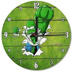 Cakatablo Hulk Homer Simpson Baskılı Duvar Saati