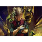 Cakatablo İncil Okuyan Küçük Kız ve Çiçekler 1000 Parça Puzzle