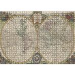 Cakatablo İngiliz Vintage Dünya Haritası Yeni ve Doğru Görsel 1000 Parça Puzzle