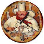 Cakatablo İtalyan Aşçı Tasarım Duvar Saati