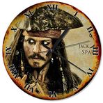 Cakatablo Jack Sparrow Çocuk Odası Duvar Saati