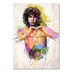 Cakatablo Jim Morrison Kalp Figürü Görseli Ahşap Mdf Tablo