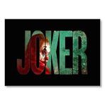 Cakatablo Joker Yazılı Poster Mdf Ahşap Tablo